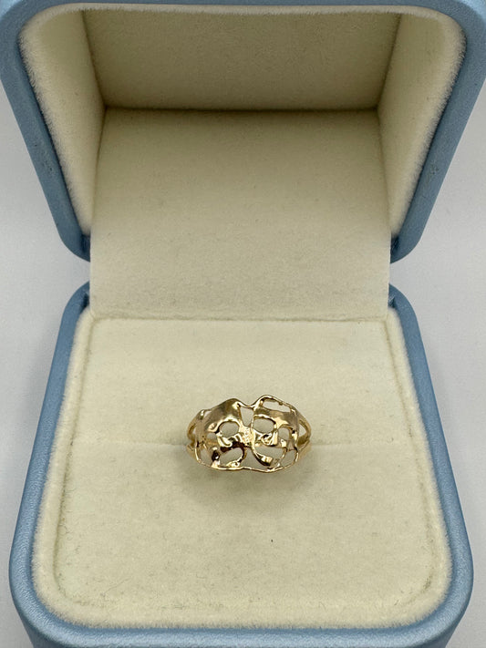 9ct Gold Comedy Masks Ring